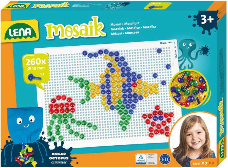 Lena Mozaika klobouček krystal transparentní 1cm set 260ks s podložkou v krabici