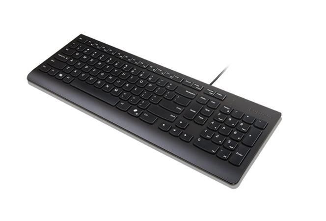Lenovo Essential klávesnice (černá) - Czech/Slovakia Copilot+ tlačítko