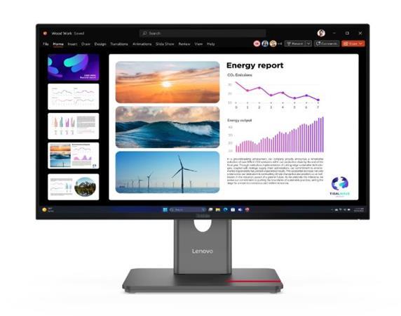 Lenovo LCD P24q-40 23,8" IPS/16:9/2560x1440/6ms/300nits/1500:1/HDMI/2xDP/USB/Repro/Pivot/černý