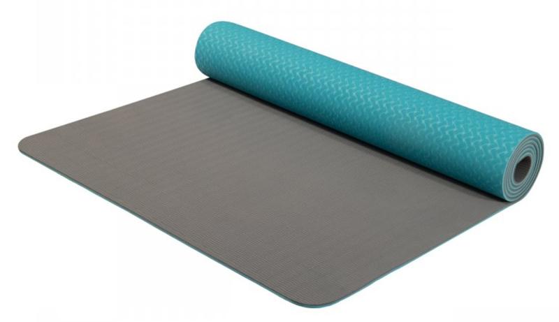 Lerko Yoga mat dvojvrstvová TPE modrá