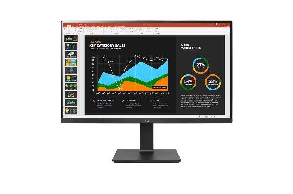 LG 27BQ75QB-B.AEU 27" IPS QHD 2560x1440/16:9/350cdm/5ms/2xDP/HDMI/DVI/4xUSB/USB-C/RJ-45/Repro/Pivot