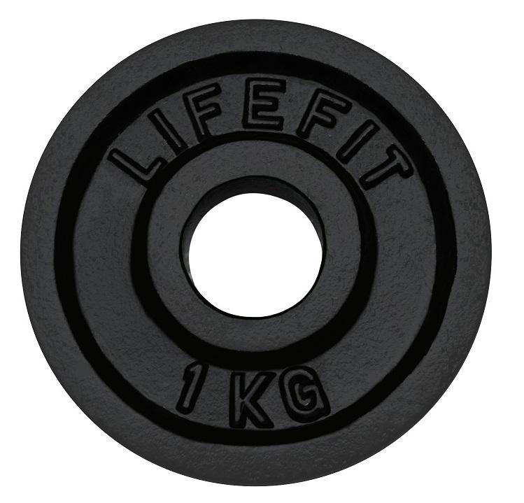 Lifefit Kotouč 1.0kg Angular kovový pro 30mm tyč
