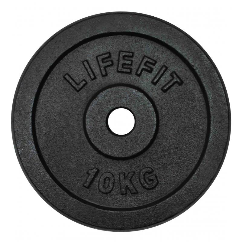 Lifefit Kotouč 10kg kovový pro 30mm tyč