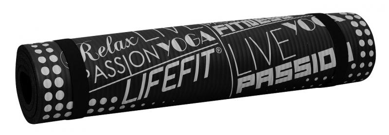 Lifefit Podložka YOGA MAT EXKLUZIV , 100x60x1cm, černá