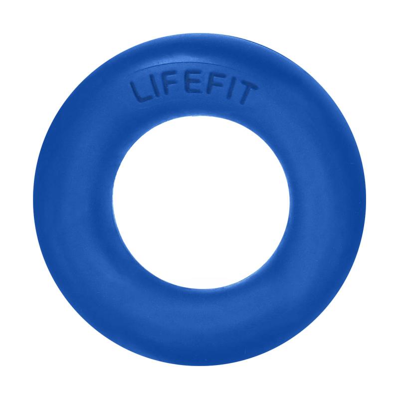 Levně Lifefit Posilovač prstů Rubber Ring modrý