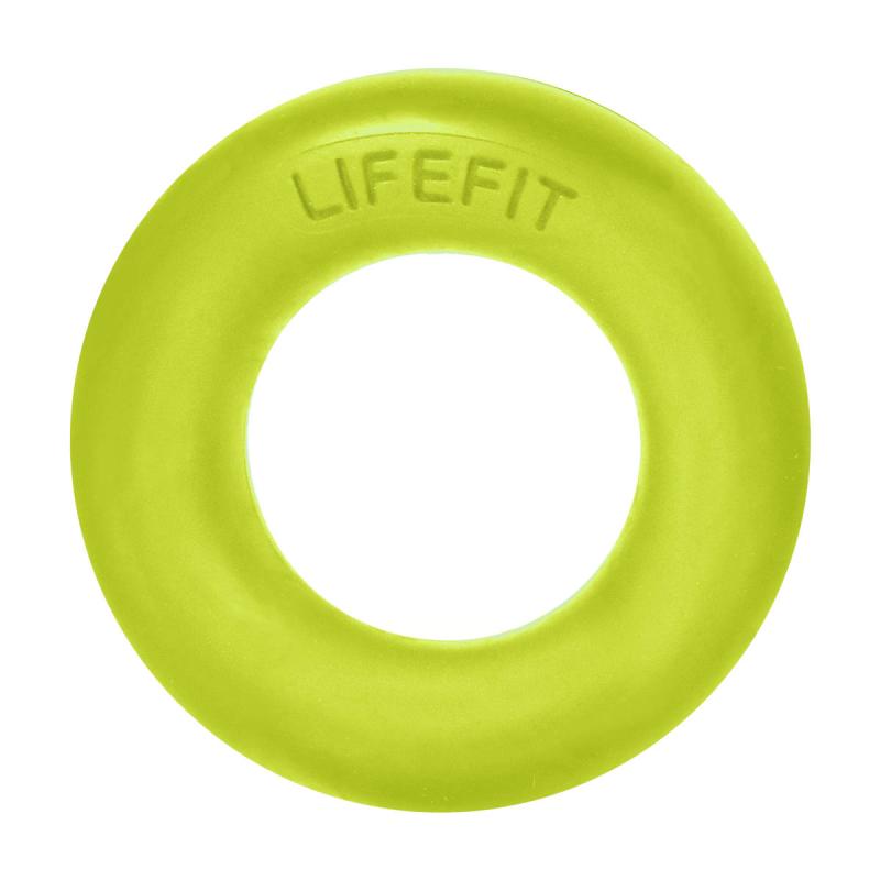 Levně Lifefit Posilovač prstů Rubber Ring zelený