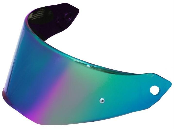 LS2 Dúhovo iridiové plexi pre prilbu FF324