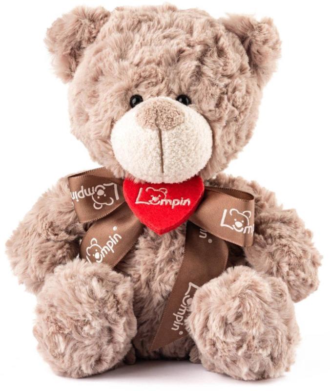 Lumpin PLYŠ Medvěd s mašlí 33cm malý (plyšová hračka)