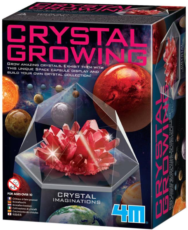 Mac Toys Krystaly 4M červené experimentální vědecký vzdělávací set