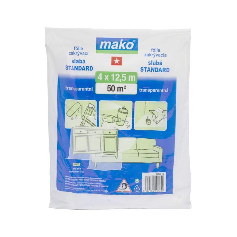 Makocolor Fólie zakrývací 4x12,5m, 7m HDPE