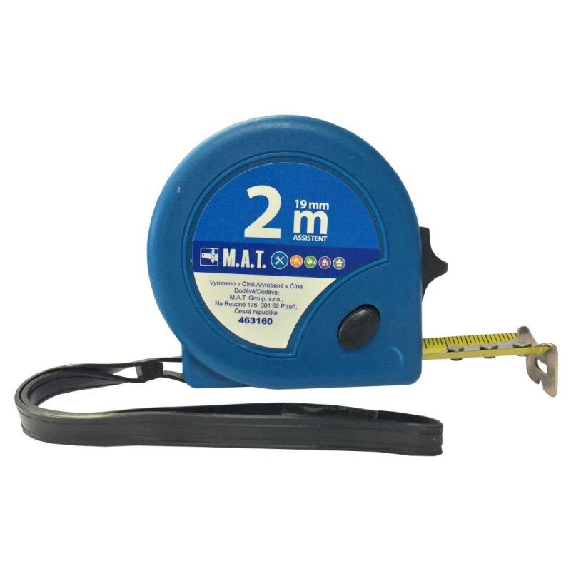 Mat Metr stáčecí 2.0m/19mm ASSISTENT