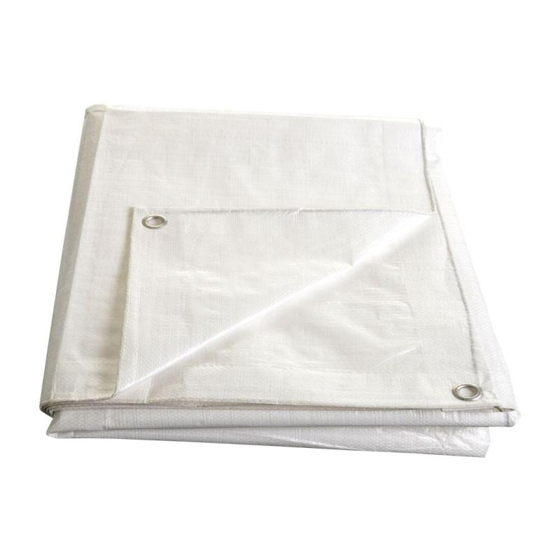 Mat Plachta s oky 6x10m BÍ 140g/m2, kašírovaná