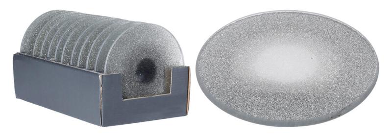 Mat Svícen podložka sklo/glitter pr.20cm