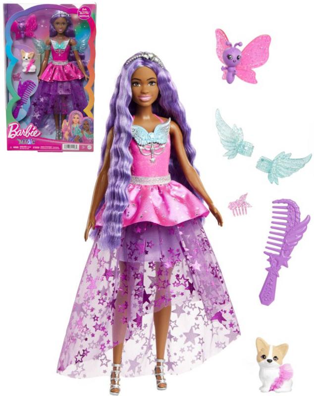 Mattel BRB Barbie a dotek kouzla panenka Brooklyn set s doplňky