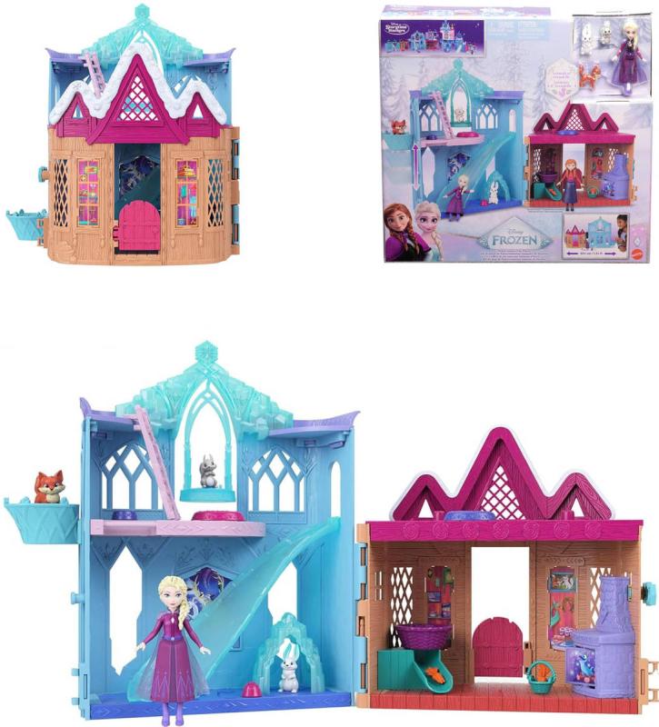 Mattel Frozen Pečujeme o zvířátka herní set malá panenka Elsa s doplňky
