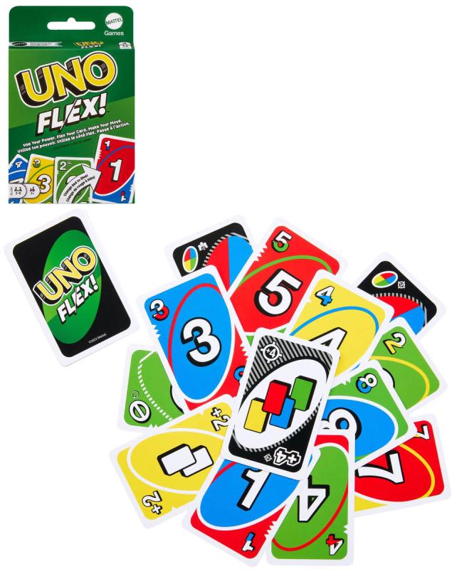 Mattel Hra karetní Uno Flex! (společenská hra)