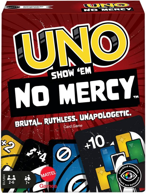 Mattel HRA Uno karty Show Em No Mercy (společenská hra)