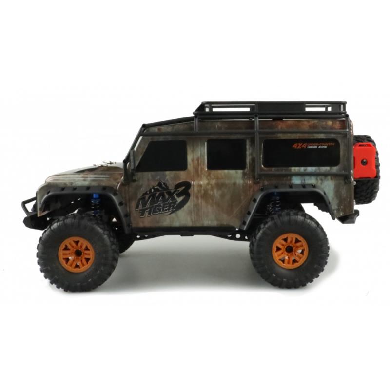 MAX TIGER 3 Dirt Climbing SUV 4x4, 1:10, LED, proporcionální, ochranný rám, 100% RTR