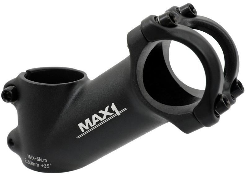 Max1 predstavec High 80/35°/31,8 mm čierny