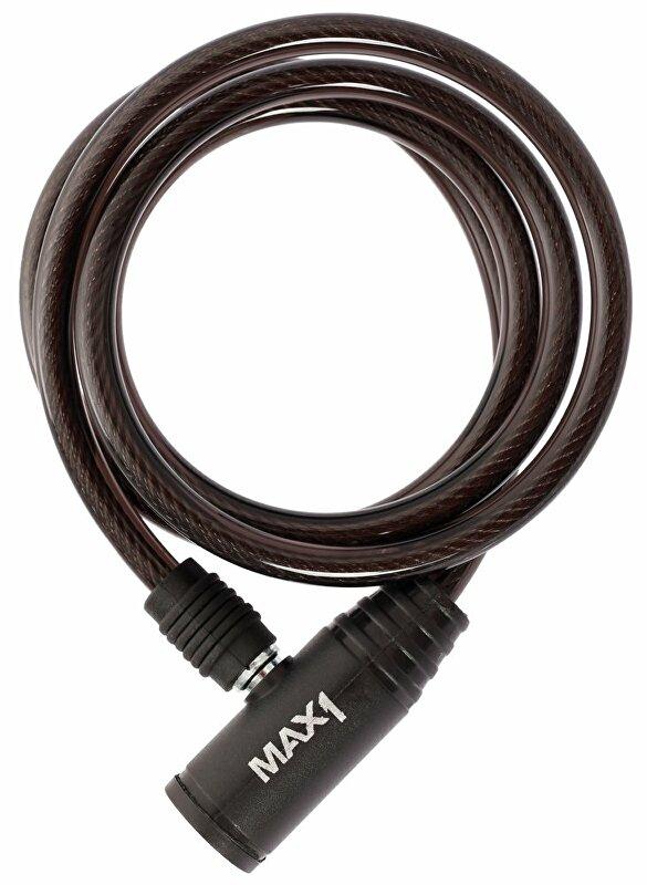 Max1 zámek spirála 1200x8 mm černý