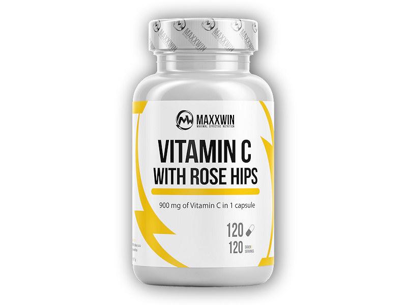 Maxxwin Vitamin C 1000 with rose hips 120 kapslí