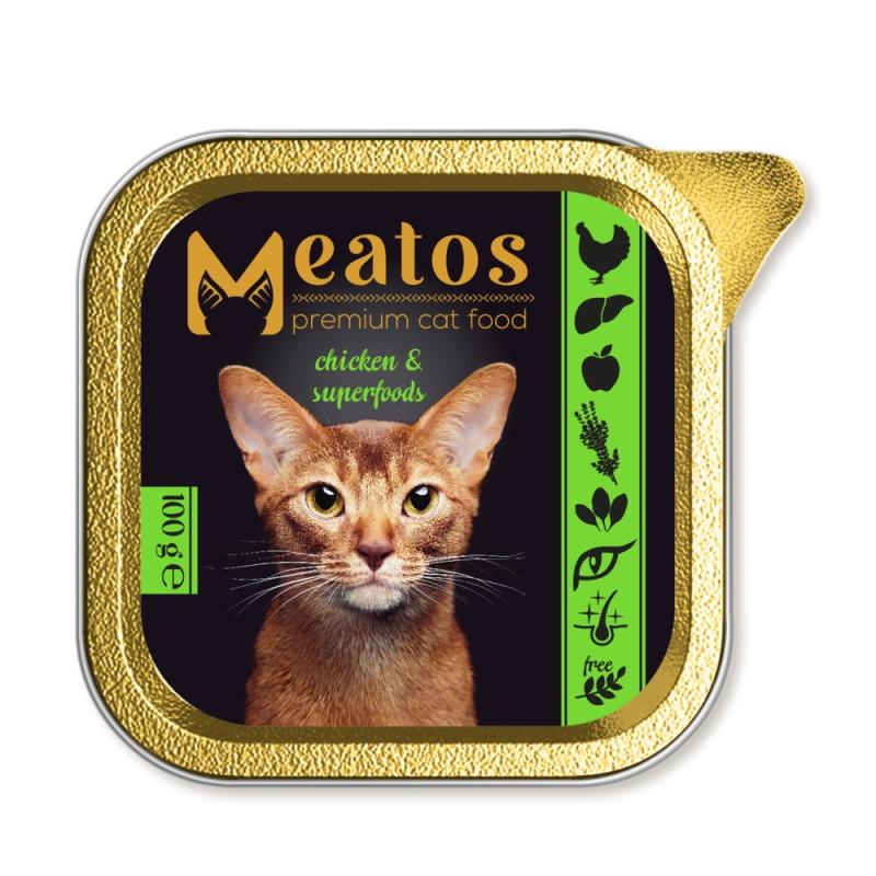Meatos Cat Chicken Superfood 100 g