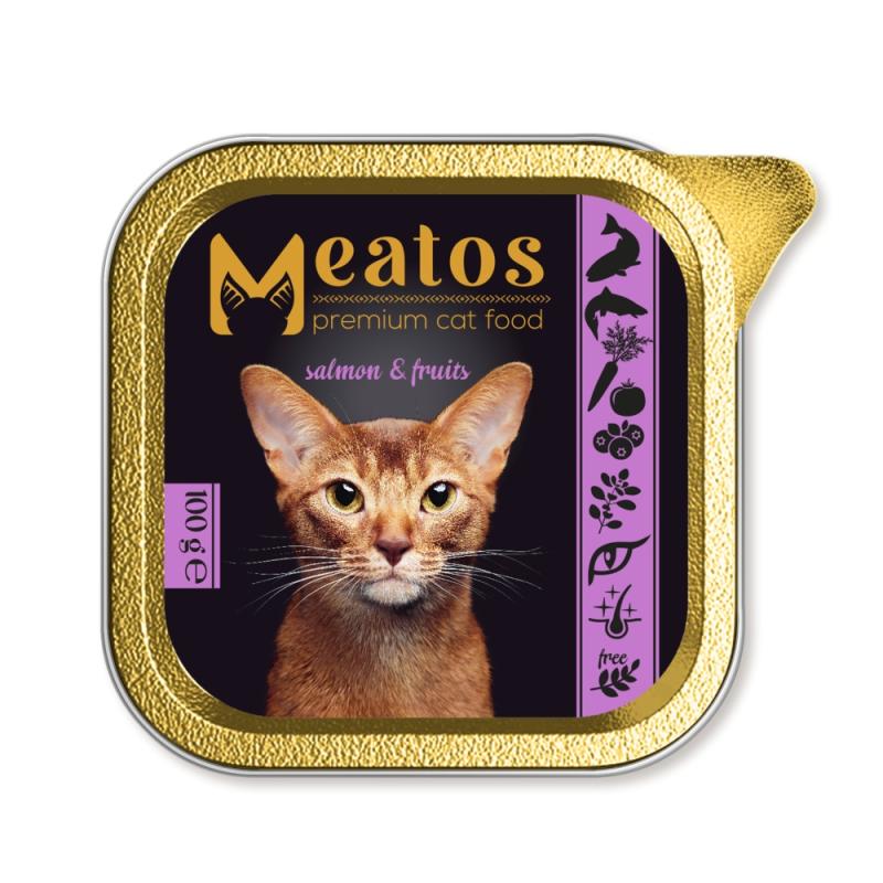 Meatos Cat Salmon Fruit 100 g