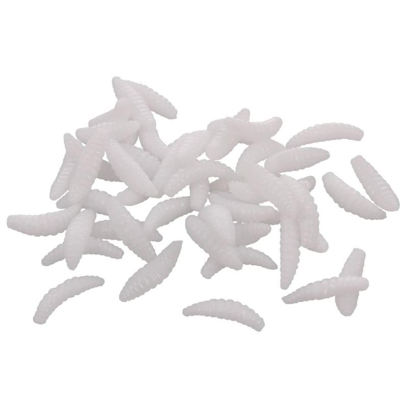 Merco Bait Soft Worms umělí červi 50 ks bílá
