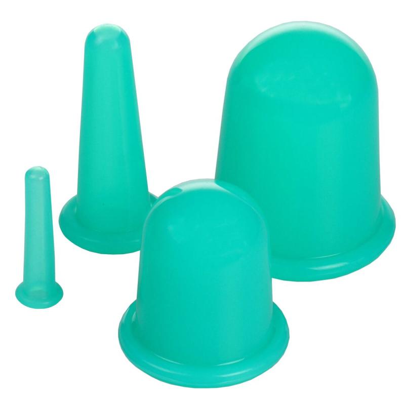 Merco Cups 4Pack masážne silikónové banky zelená