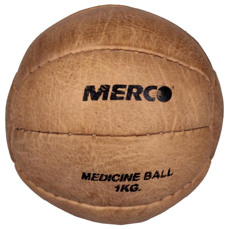 Merco Leather kožený medicinálny loptu
