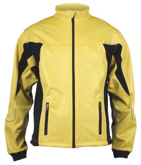 Merco Ski Windproof softshelová bunda žlutá-černá