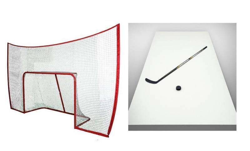 Merco Target FG skladacia hokejová bránka s bočnou sieťou + Sport365 strelecká doska 300x150x0,3 cm