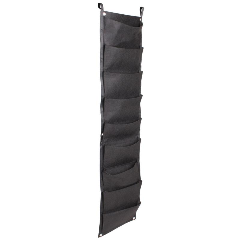 Merco Vertical Grow Bag 9 textilní květináče na zeď černá