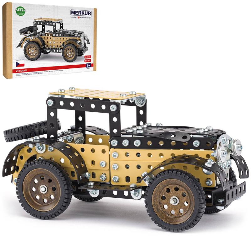 Merkur Auto veterán 312 dílků KOVOVÁ (stavebnice)