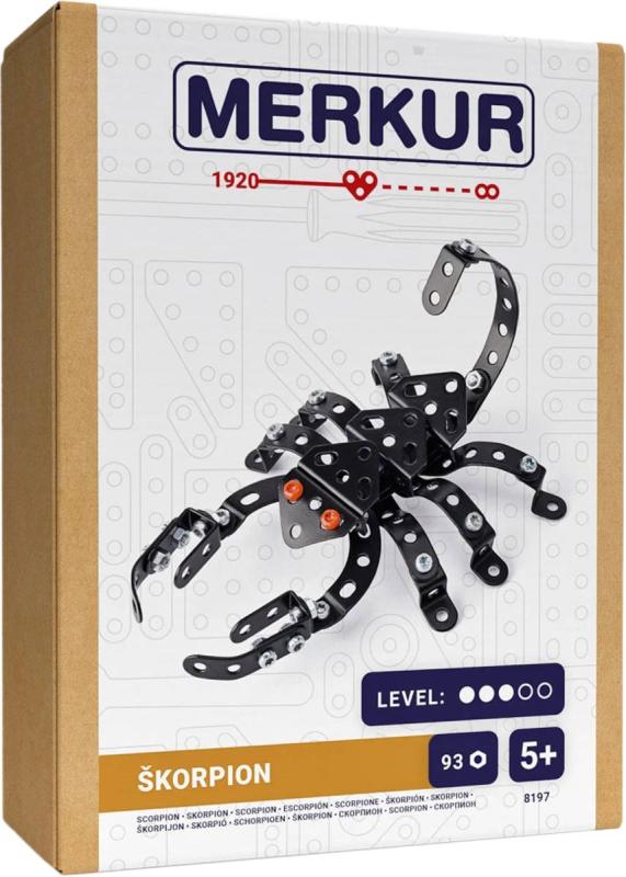 Merkur F019 Broučci: Škorpion 93 dílků KOVOVÁ (stavebnice)