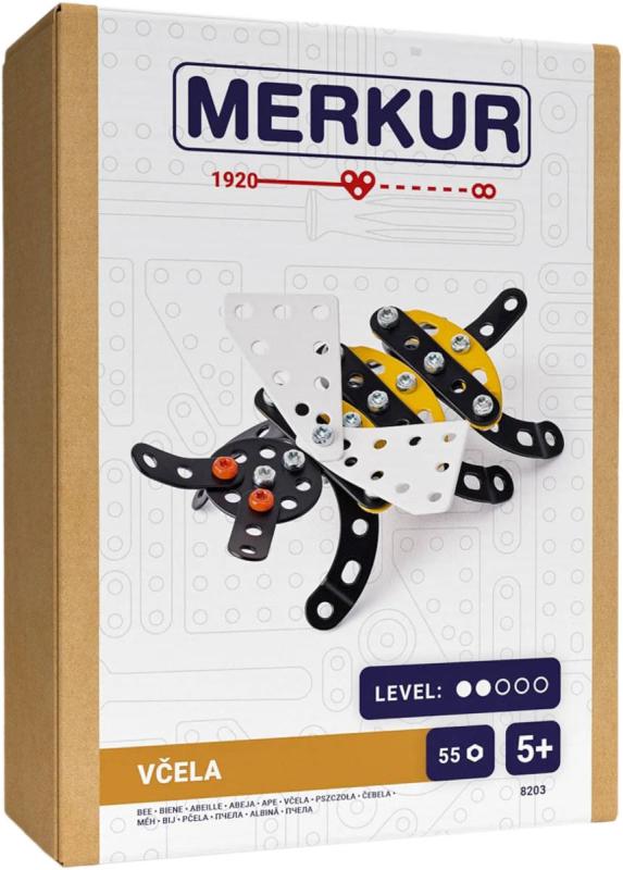 Merkur F020 Broučci: Včela 55 dílků KOVOVÁ (stavebnice)