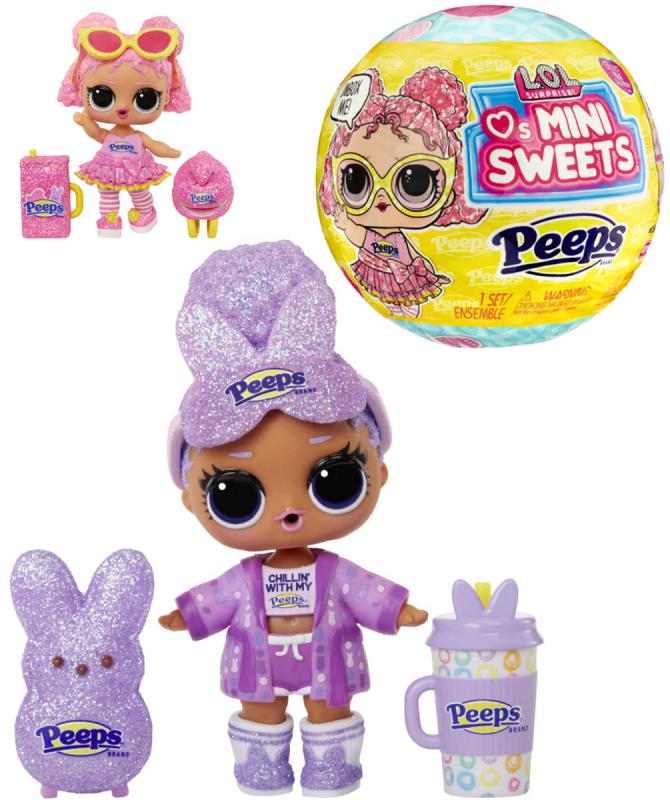 MGA L.O.L. Surprise! Panenka Loves Peeps Mini Sweets 7 překvapení 2 druhy v kouli