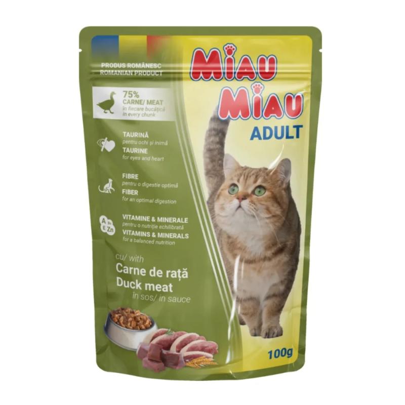 Miau Miau Cat kachní, kapsa 100 g