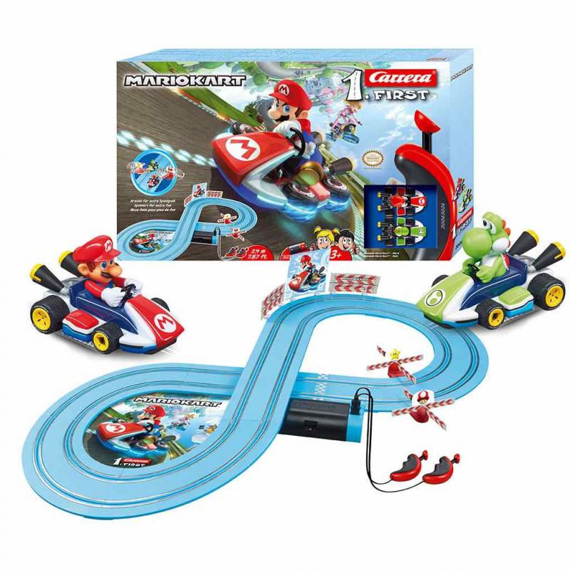 Levně Carrera FIRST Nintendo Mario Kart™- Mario and Yoshi 2,4m - Multicolor