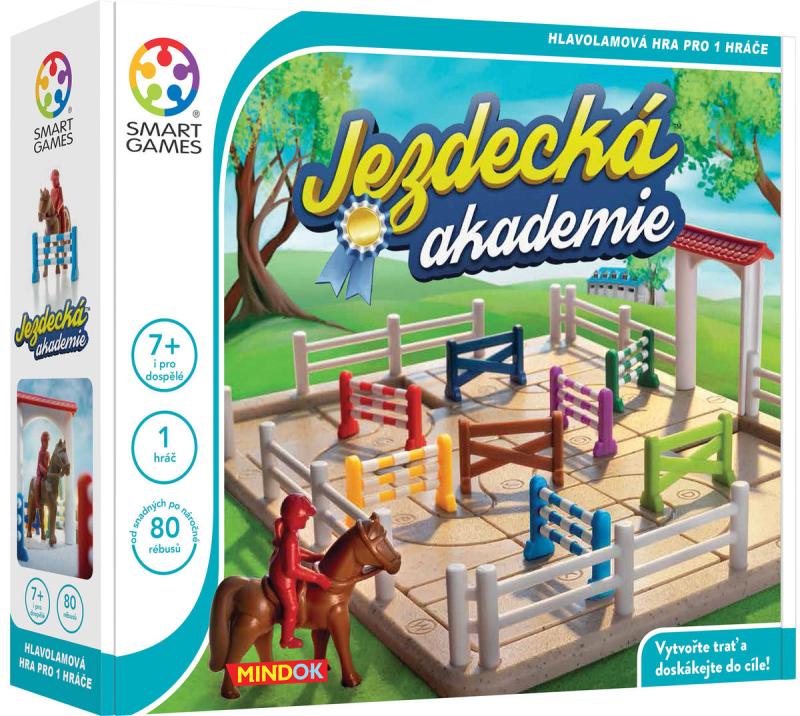 Mindok HRA Smart Jezdecká akademie 80 rébusů hlavolamy