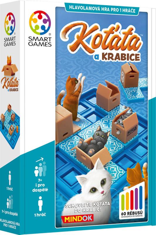 Mindok HRA Smart Koťata a krabice 60 rébusů hlavolamy
