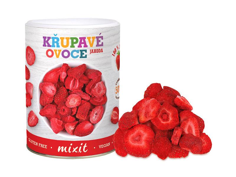 Levně Mixit Křupavé ovoce jahoda 50g