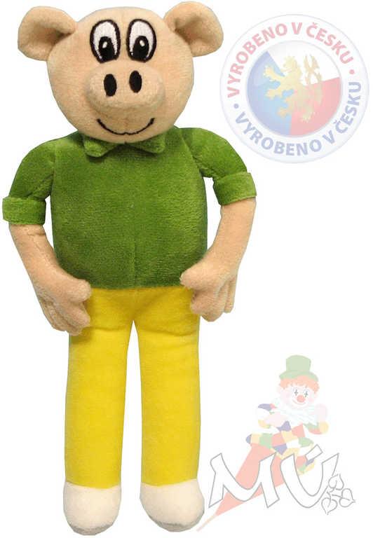 Moravská ústředna Bobík prasátko ČTYŘLÍSTEK (plyšová hračka)