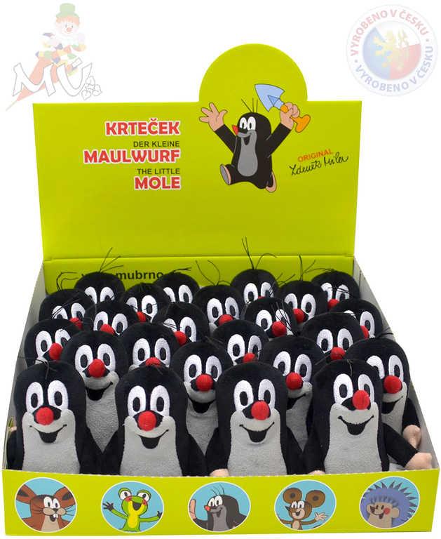 Moravská ústředna Krtek (Krteček) 12cm set 24ks v boxu (plyšová hračka)