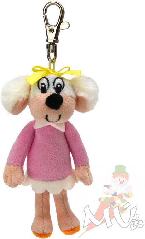 Moravská ústředna Přívěšek Čtyřlístek Fifinka 15cm karabinka