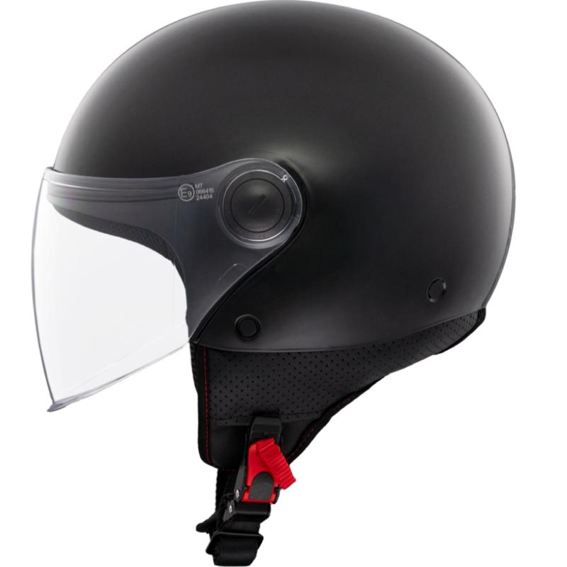 MT Helmets Street S lesklá černá otevřená helma