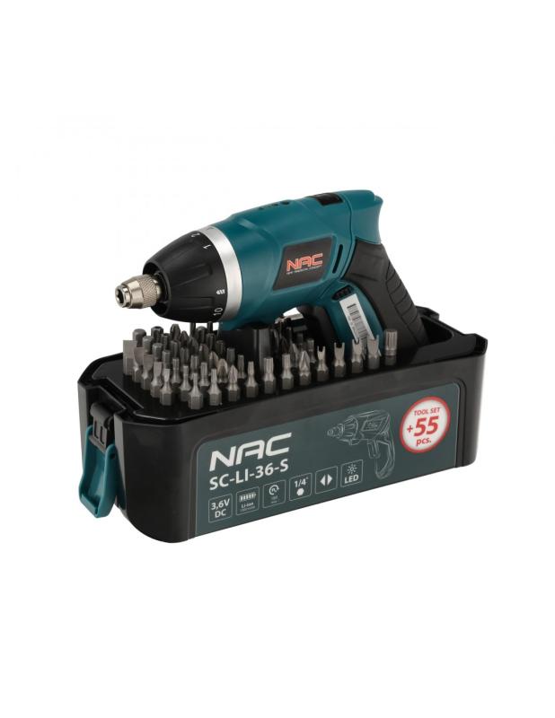 NAC Aku šroubovák SC-LI-36-S