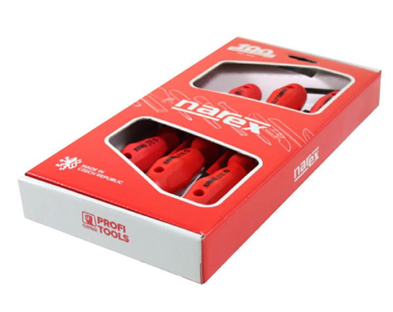 Narex Bystřice Šroubovák SLIM el. sada 6díl PL,PH,zkoušečka 8552-10 1000W