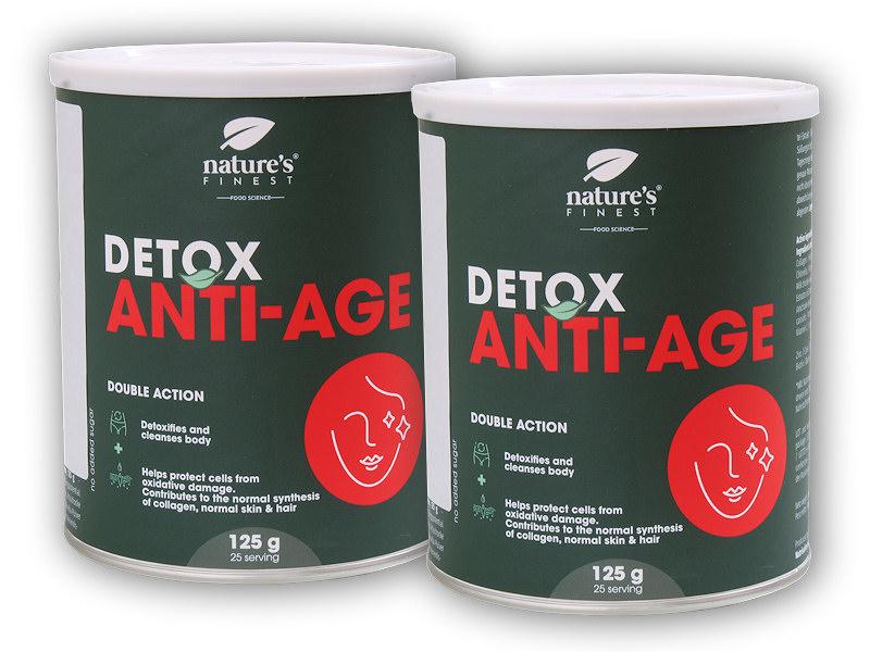 Natures Finest 2x Detox anti age 125g