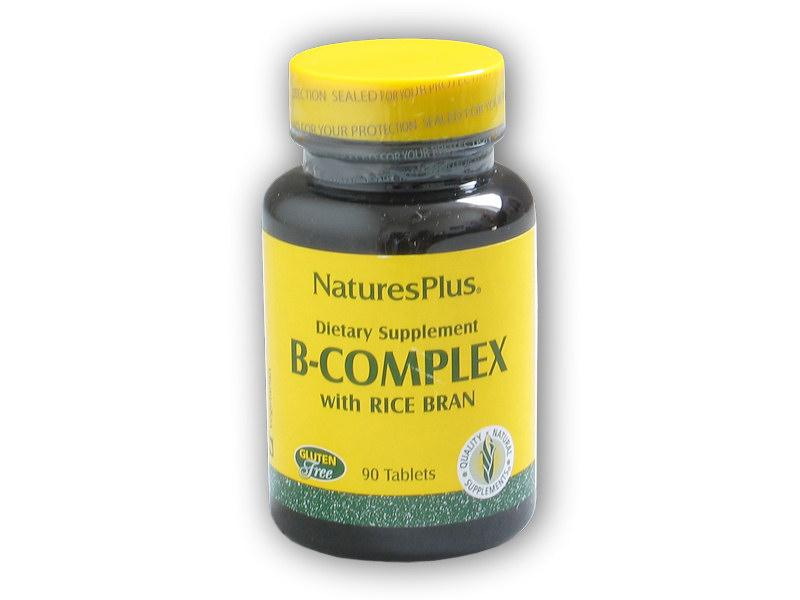 Levně Natures Plus Source of Life B-complex with rice bran 90tb